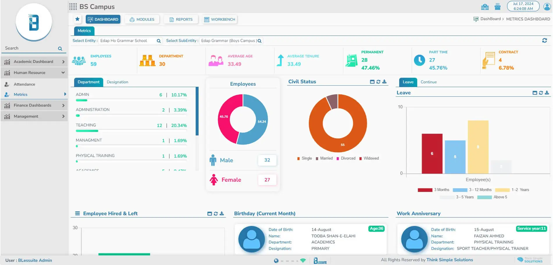 Human Resource Screenshot 2