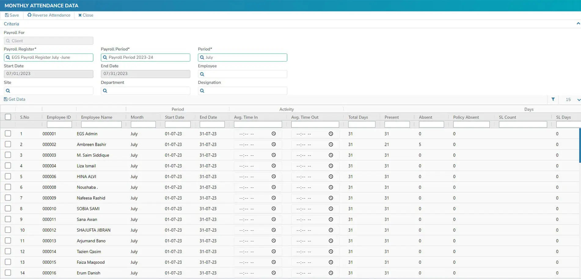 Human Resource Screenshot 5