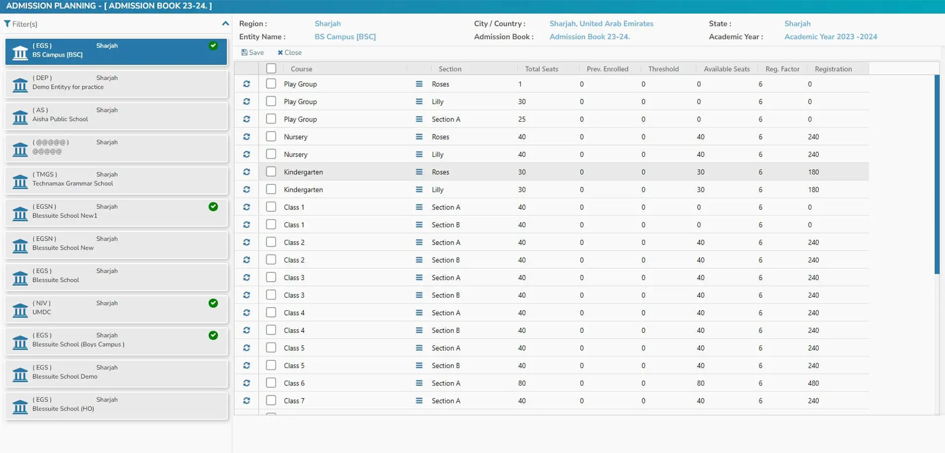 Admission Screenshot 5